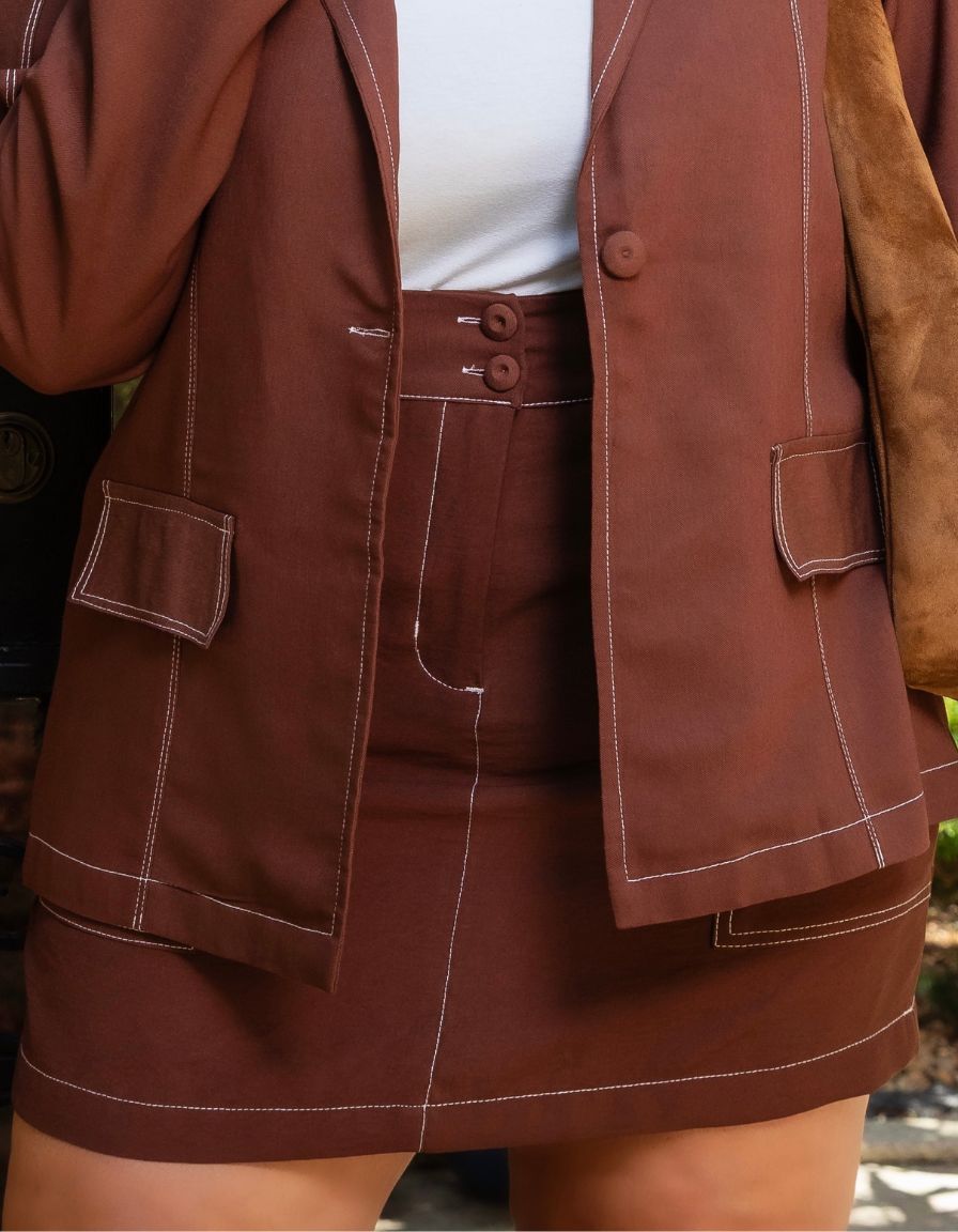 Blazer Alfaiataria Pesponto