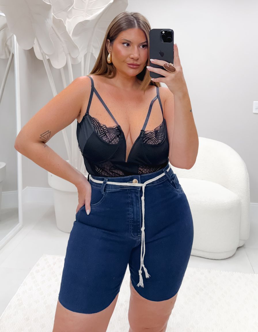 Body Renda Alça Dupla