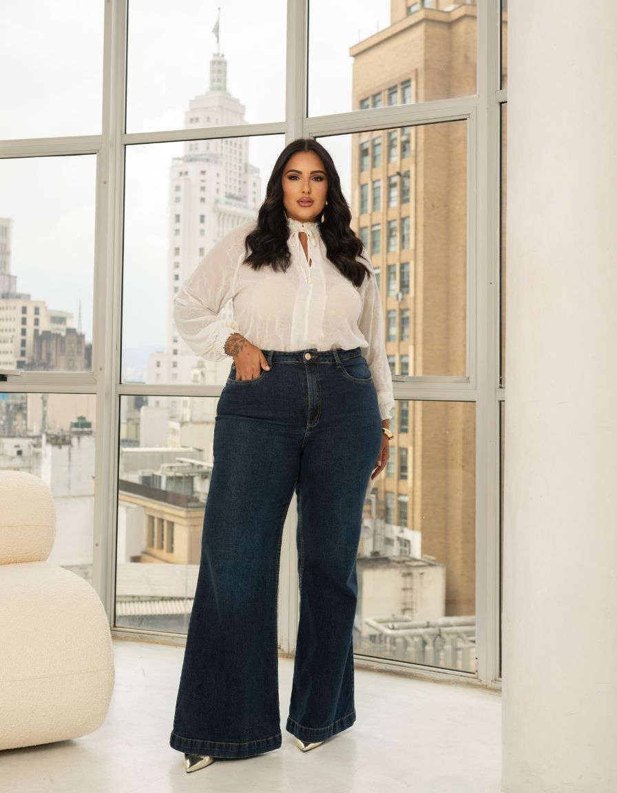 Calça Flare Jeans