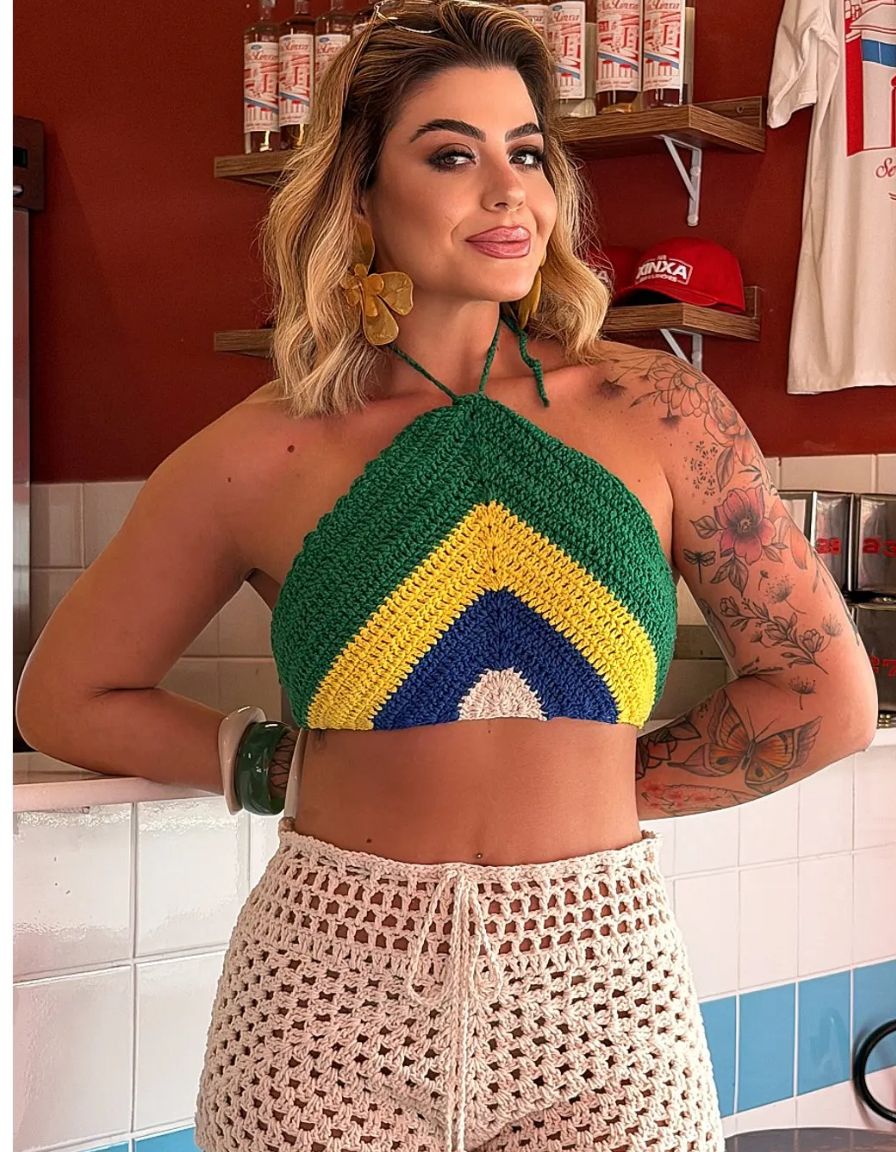 Top Crochê Brasil