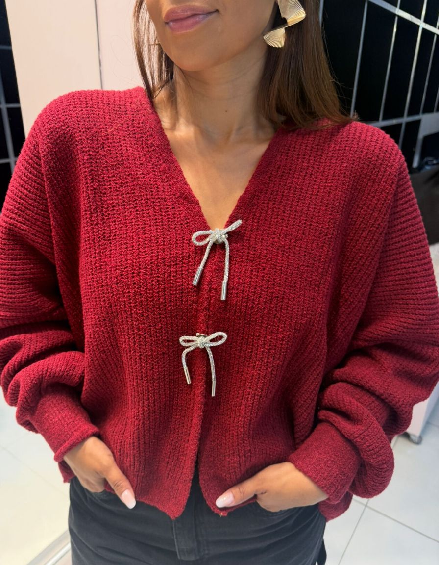 Blusa Laço Tricot