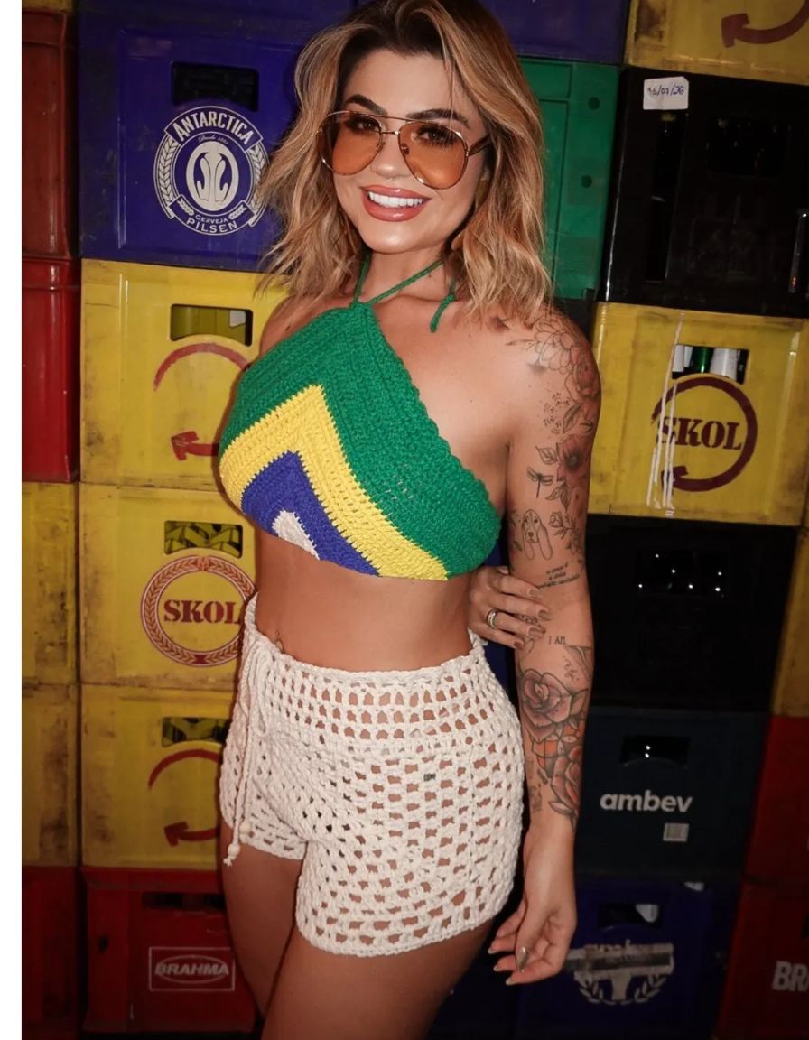 Shorts Crochê