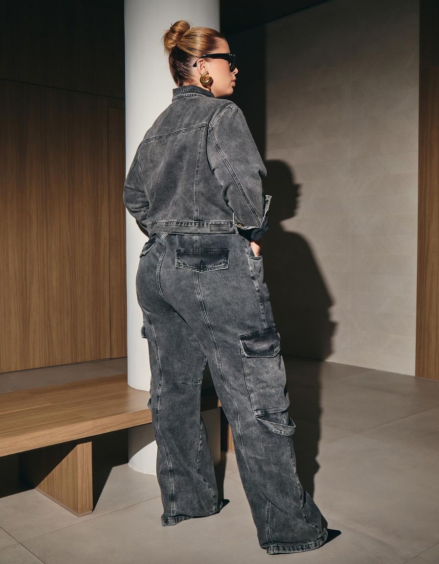 Calça Cargo Black Jeans