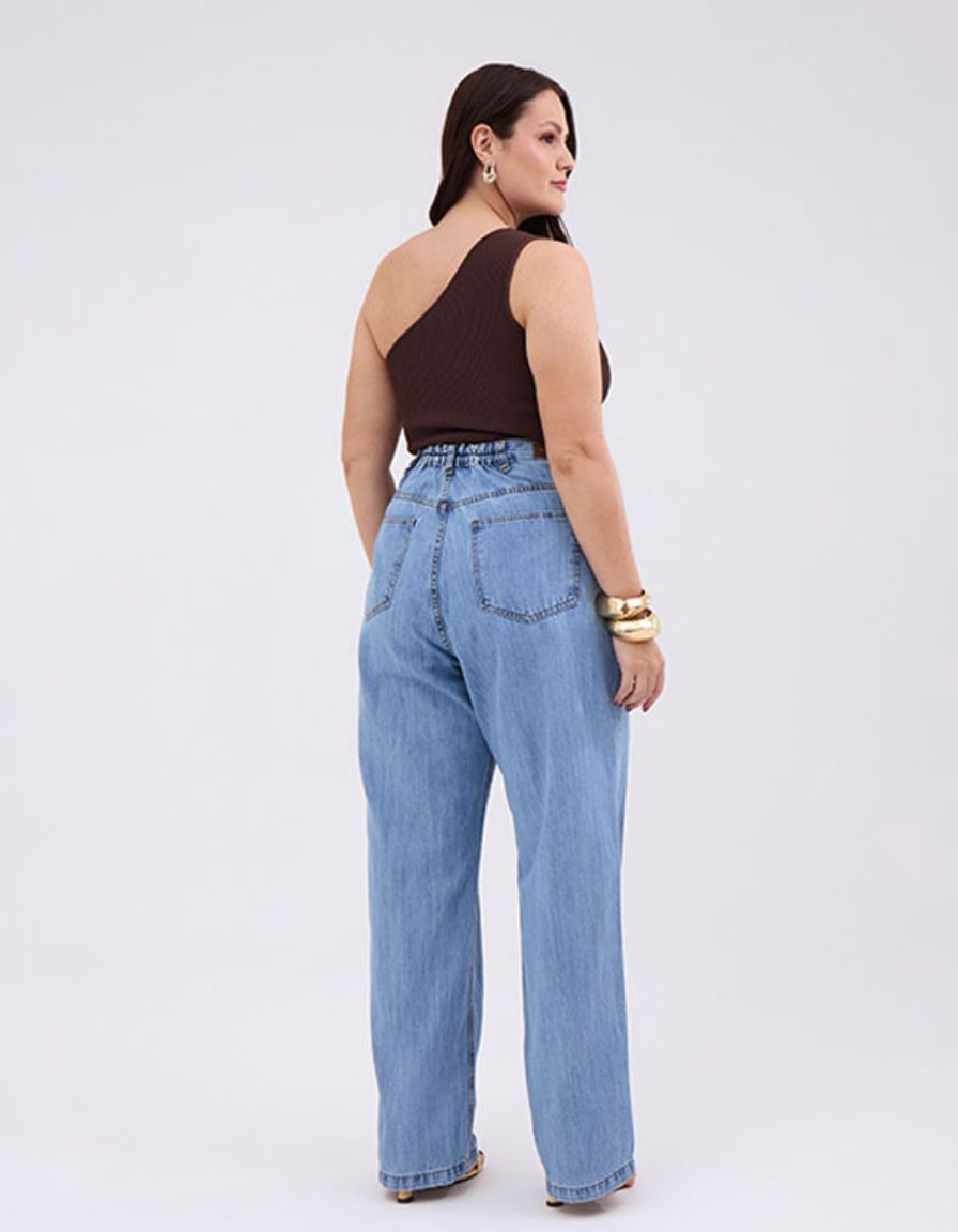 Calça Reta Jeans Ayla