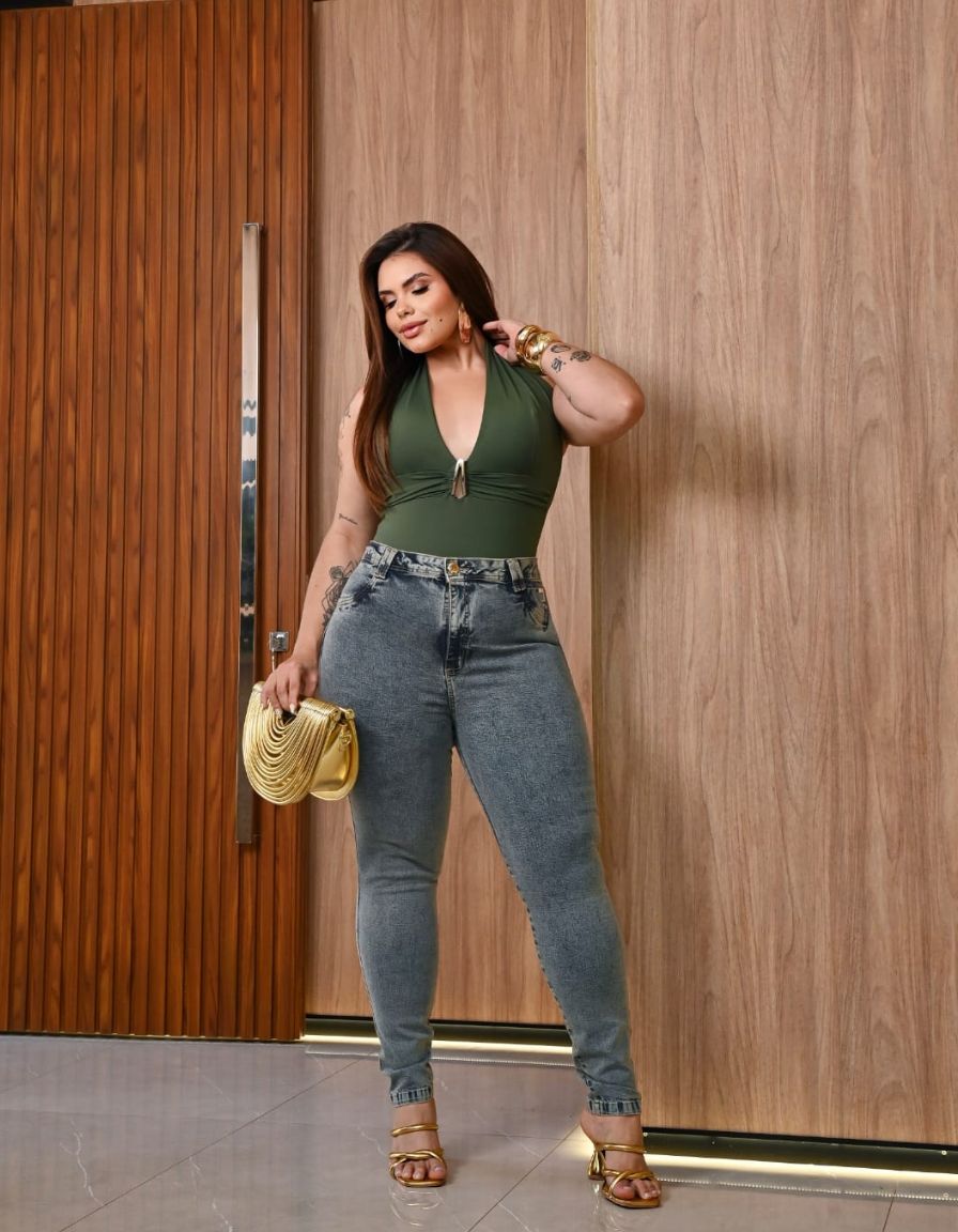 Calça Jeans Skinny