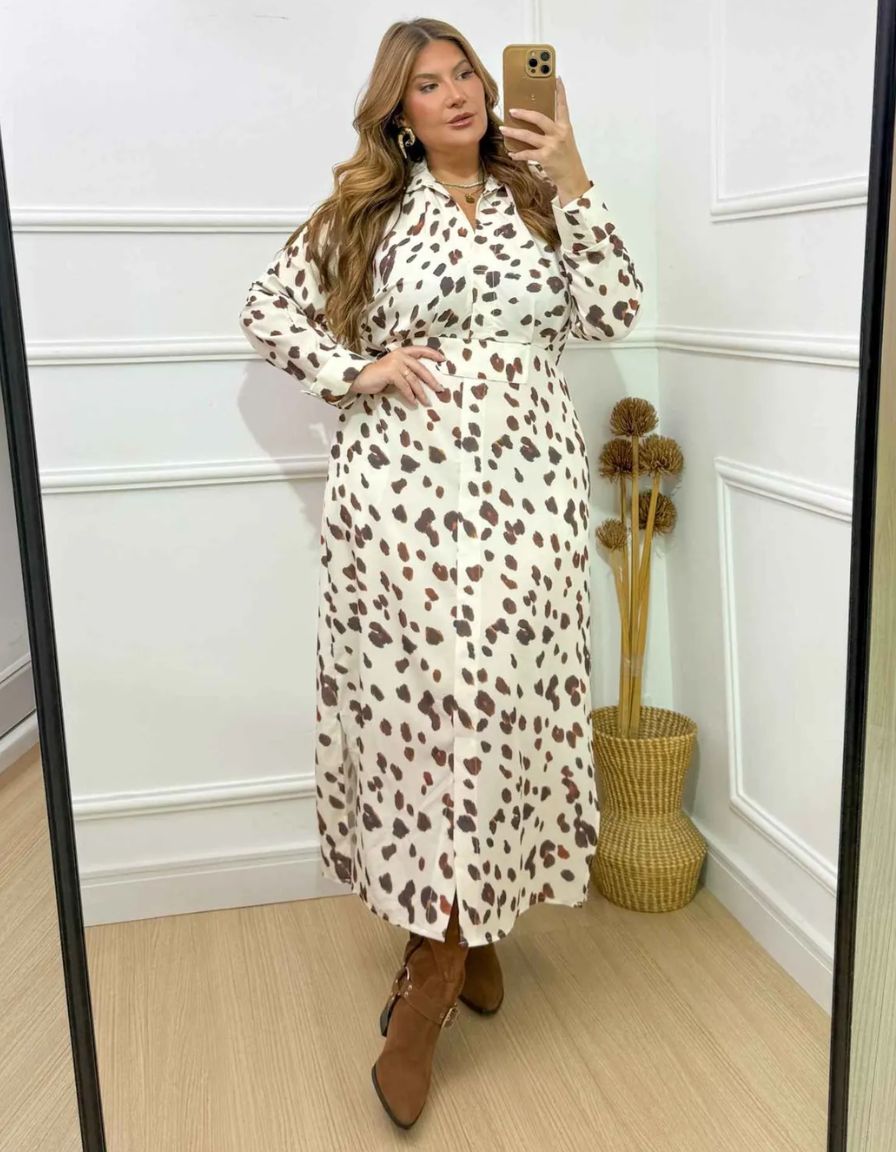 Vestido Letycia Cow Print
