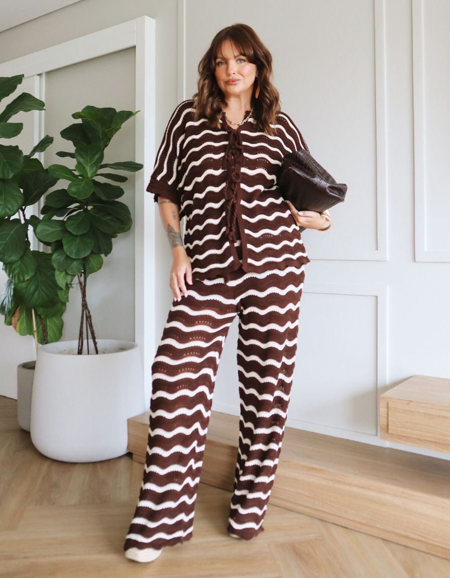 Conjunto Tricot Ondas