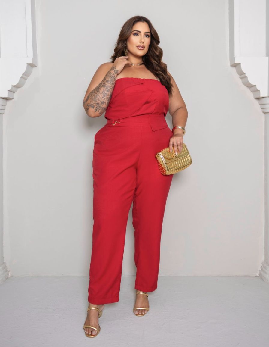 Conjunto Top e Calça Fivela