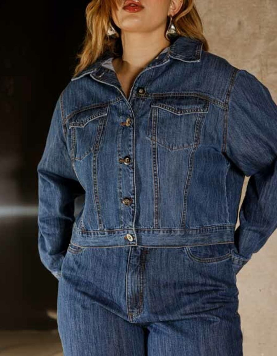 Jaqueta Jeans old school