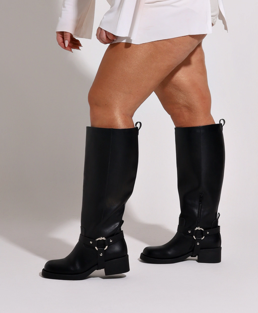 Bota Cano Plus New Biker Classic Preta