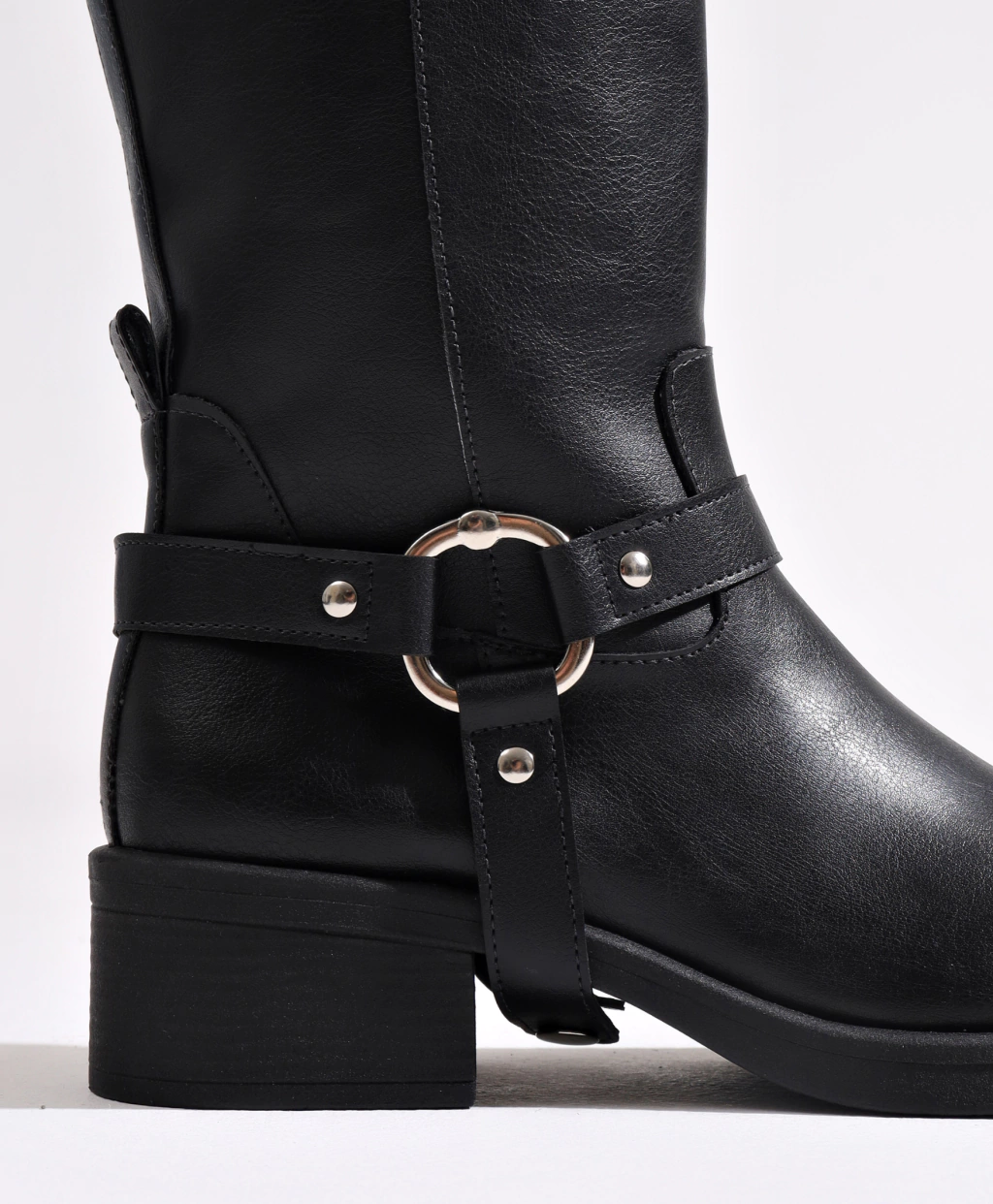 Bota Cano Plus New Biker Classic Preta