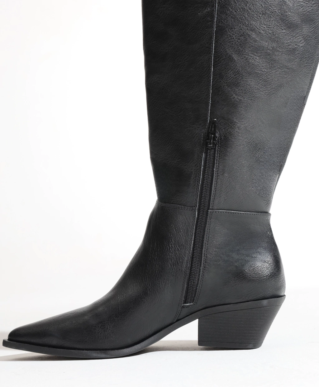 Bota Cano Plus Western Preta