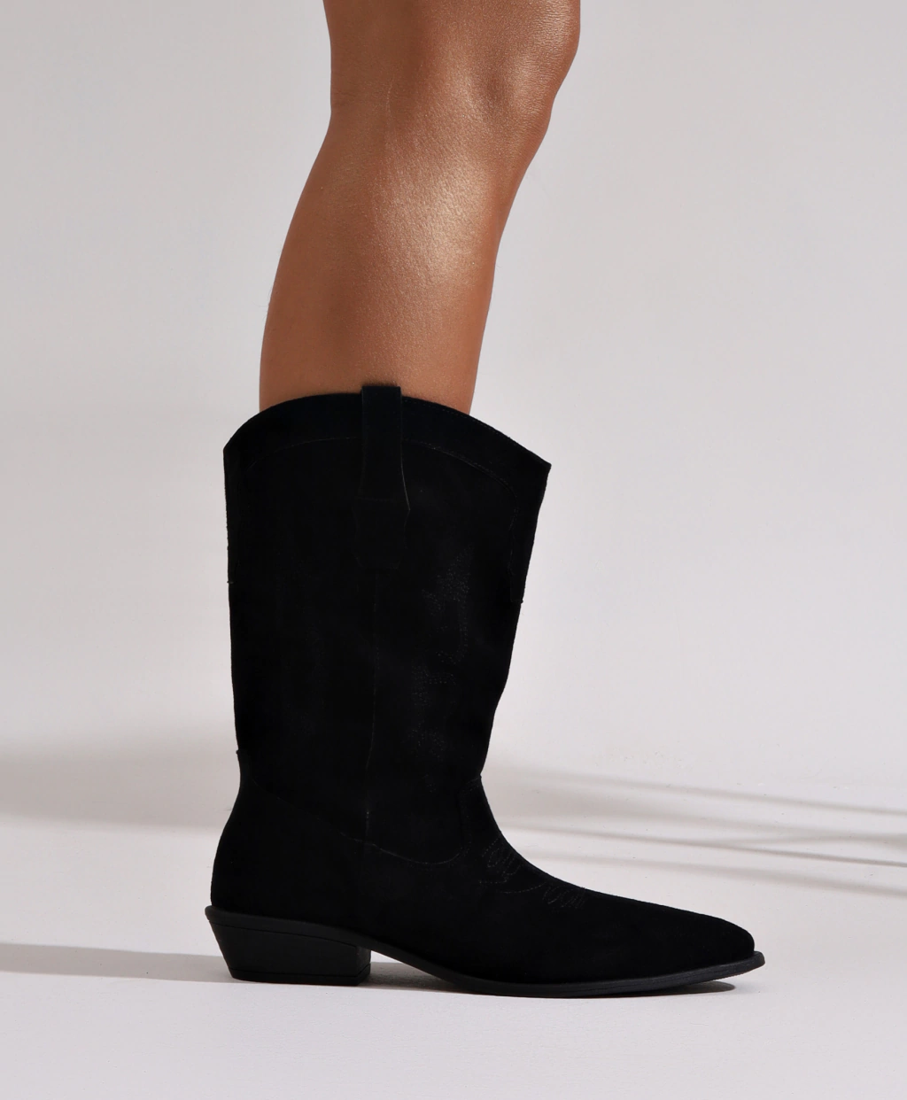 Bota Country Cano Curto Preta