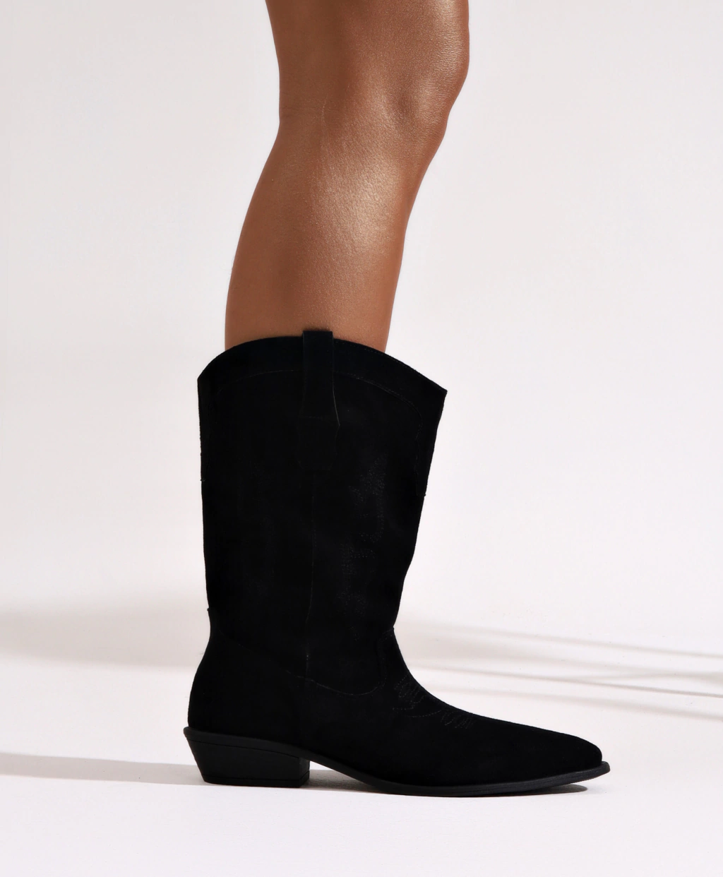 Bota Country Cano Curto Preta