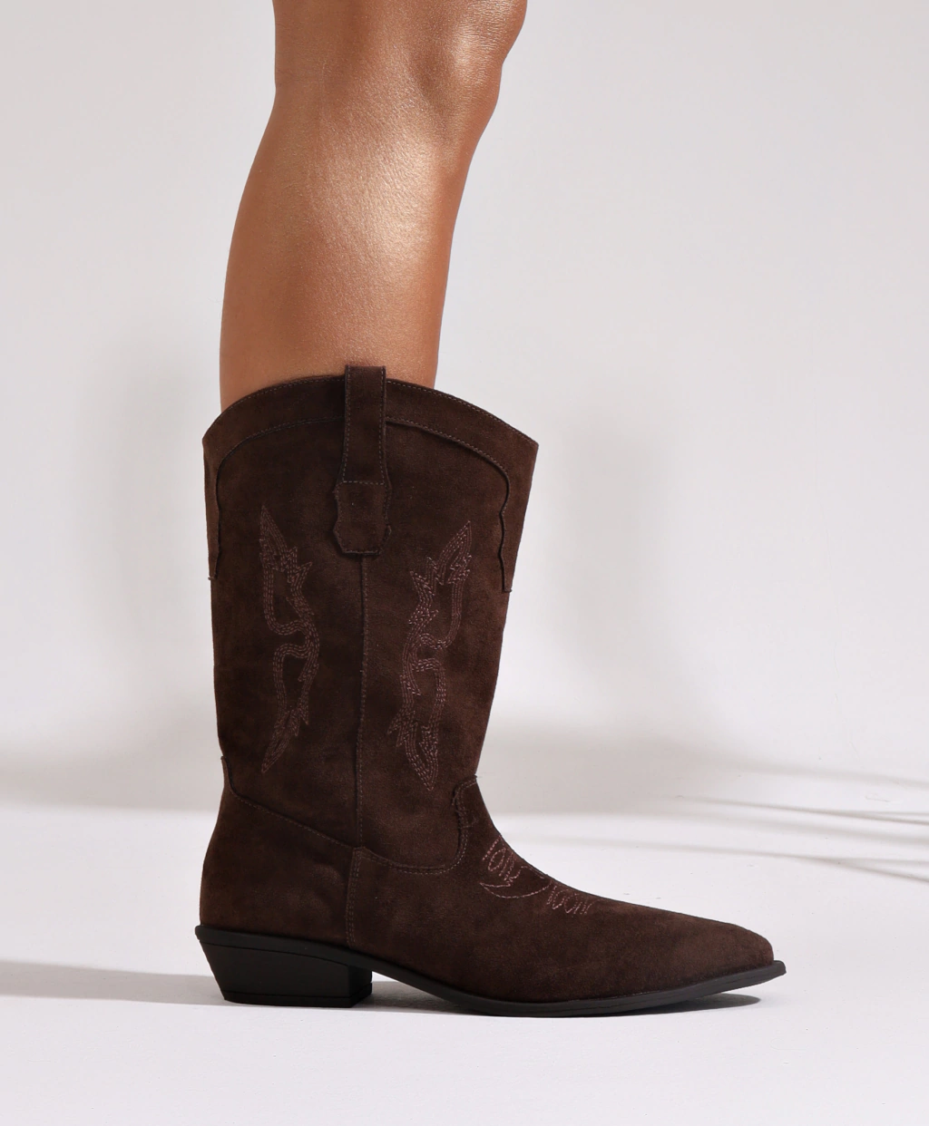 Bota Country Cano Curto Marrom