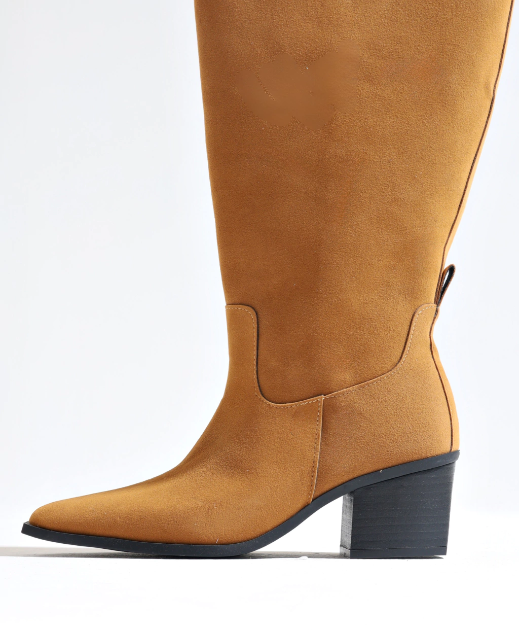 Bota Cano Plus Acamurçada Marrom Conhaque