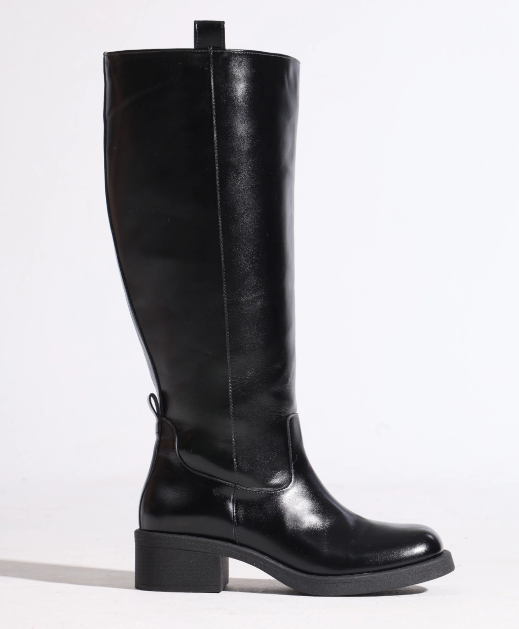 ota Biker Cano Extra Plus Size Preta (VERSÃO ATÉ 64CM)