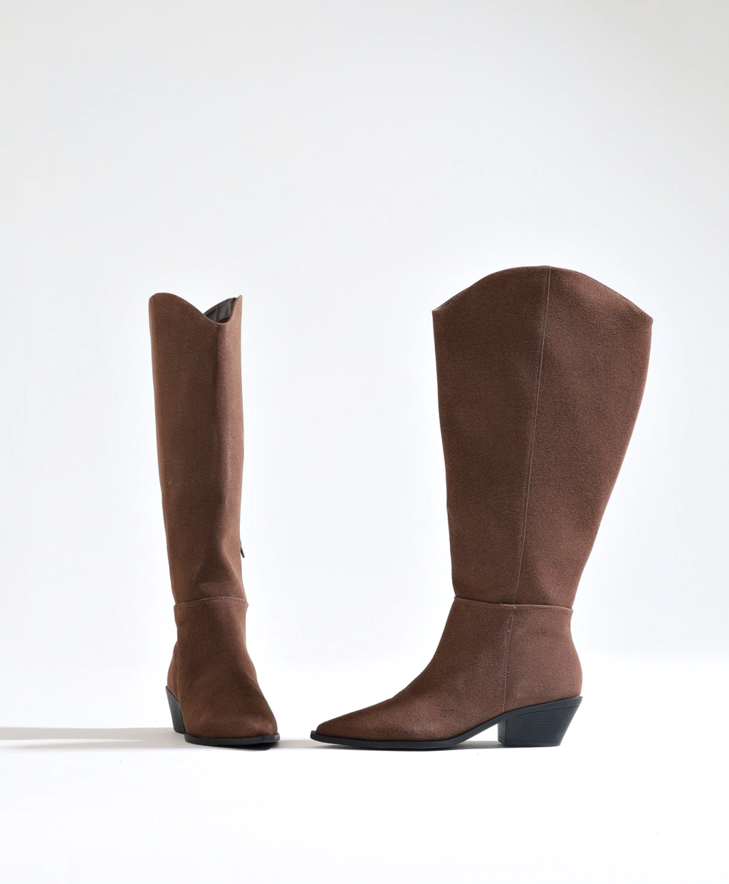 Bota Cano Plus Western Acamurçada Marrom