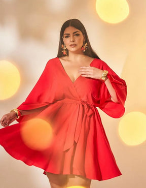 Vestido Curto Fluido Áurea