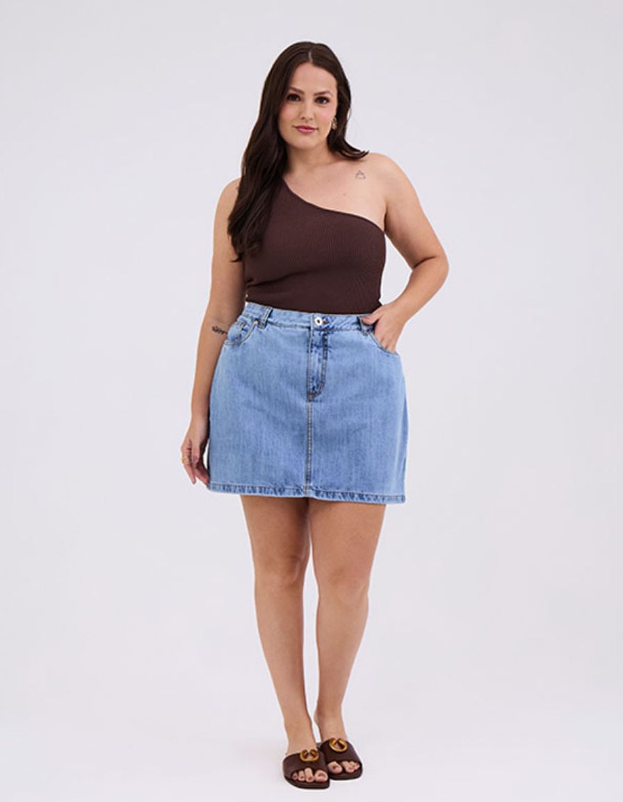 Saia Jeans Maya
