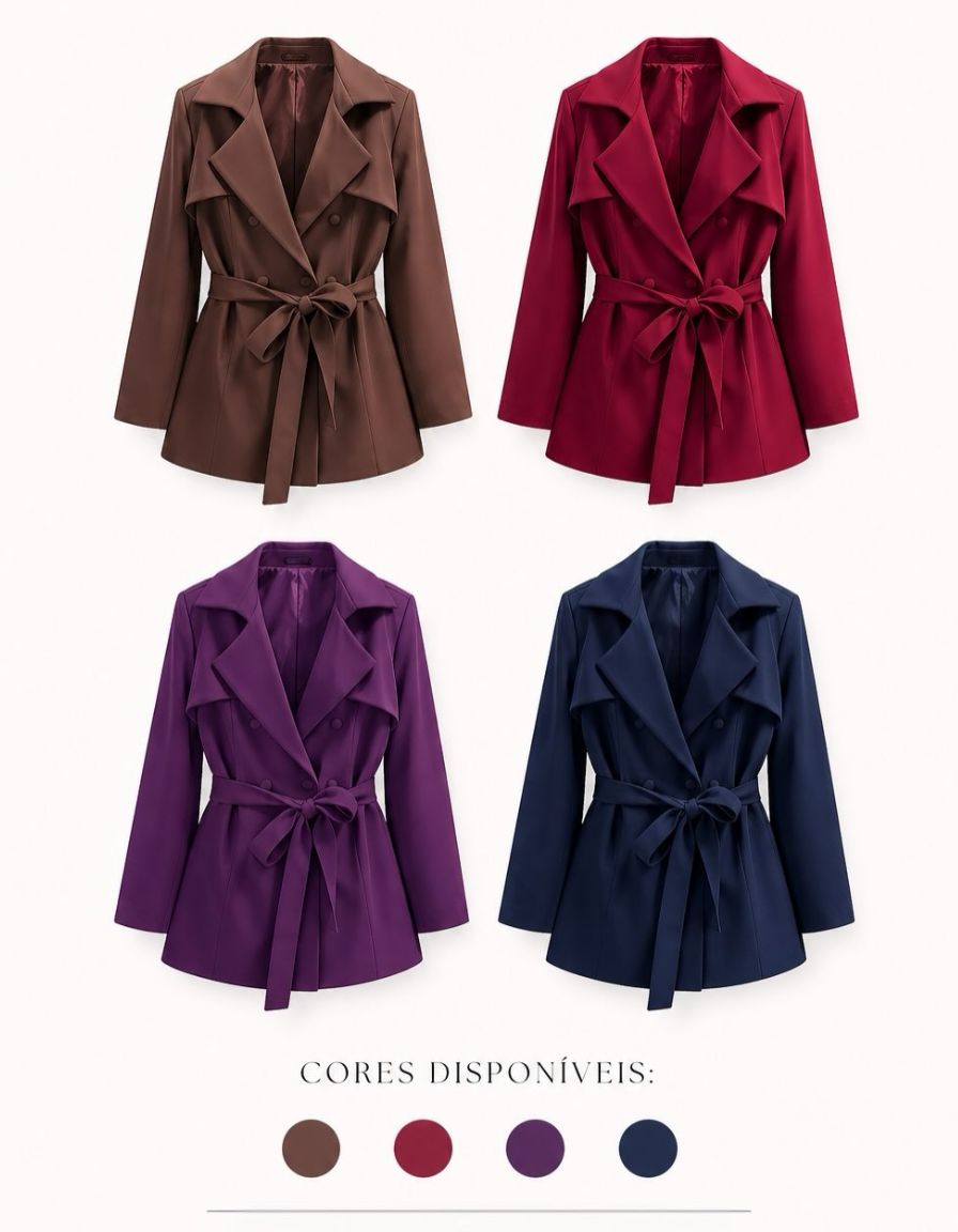 Casaco Trench Coat Hot