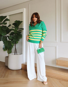 Blusa Polo Listrada BR