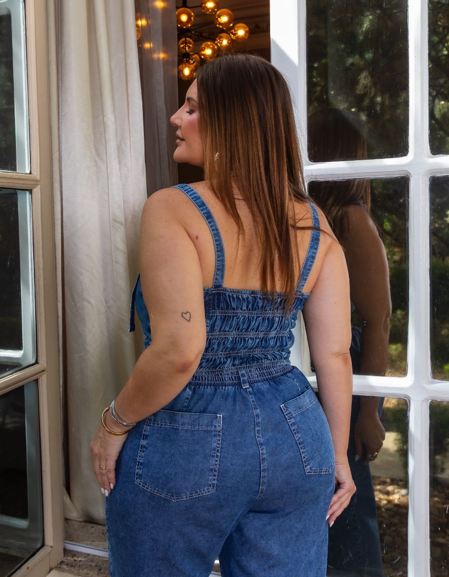 Calça Jeans Recortes Catarina