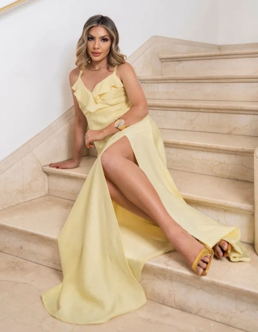 Vestido Ar De Verão