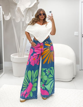 Blusa Tricot Power Bloom