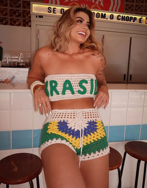 Shorts Crochê BR