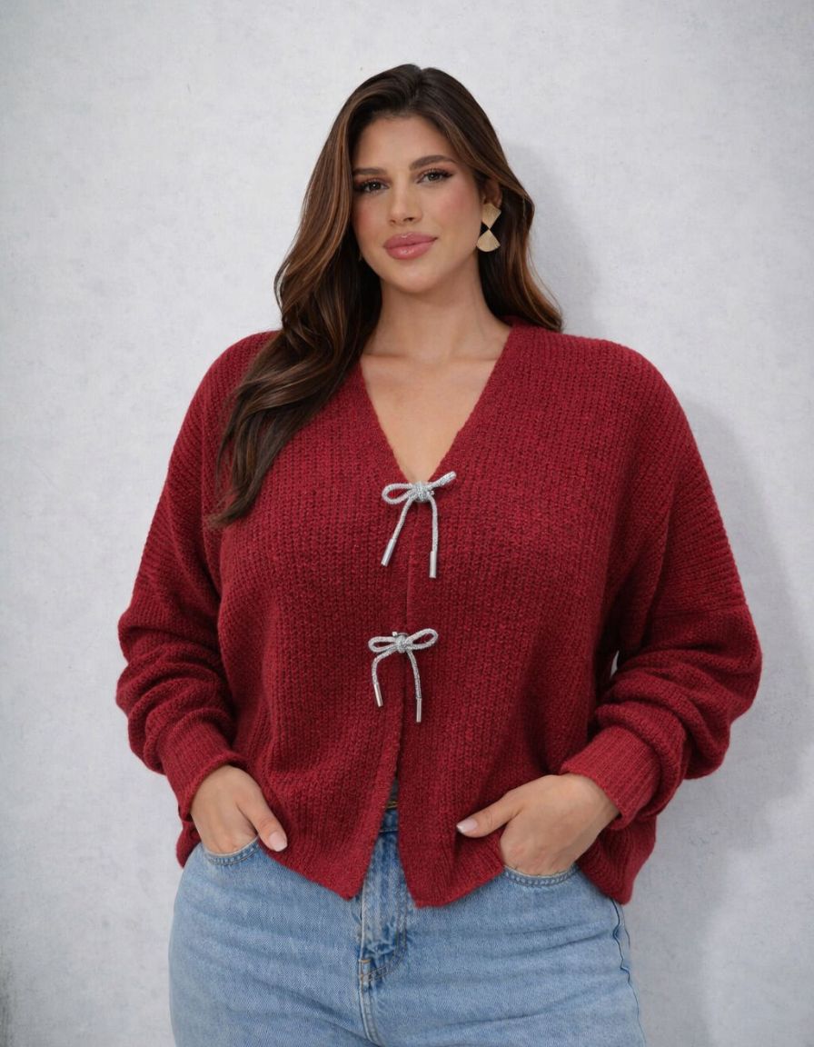 Blusa Laço Tricot