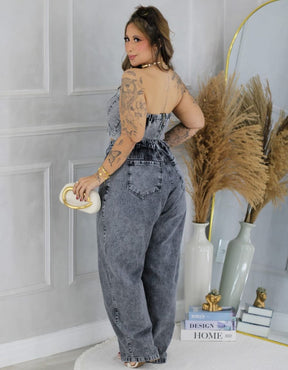 Top jeans Grafite