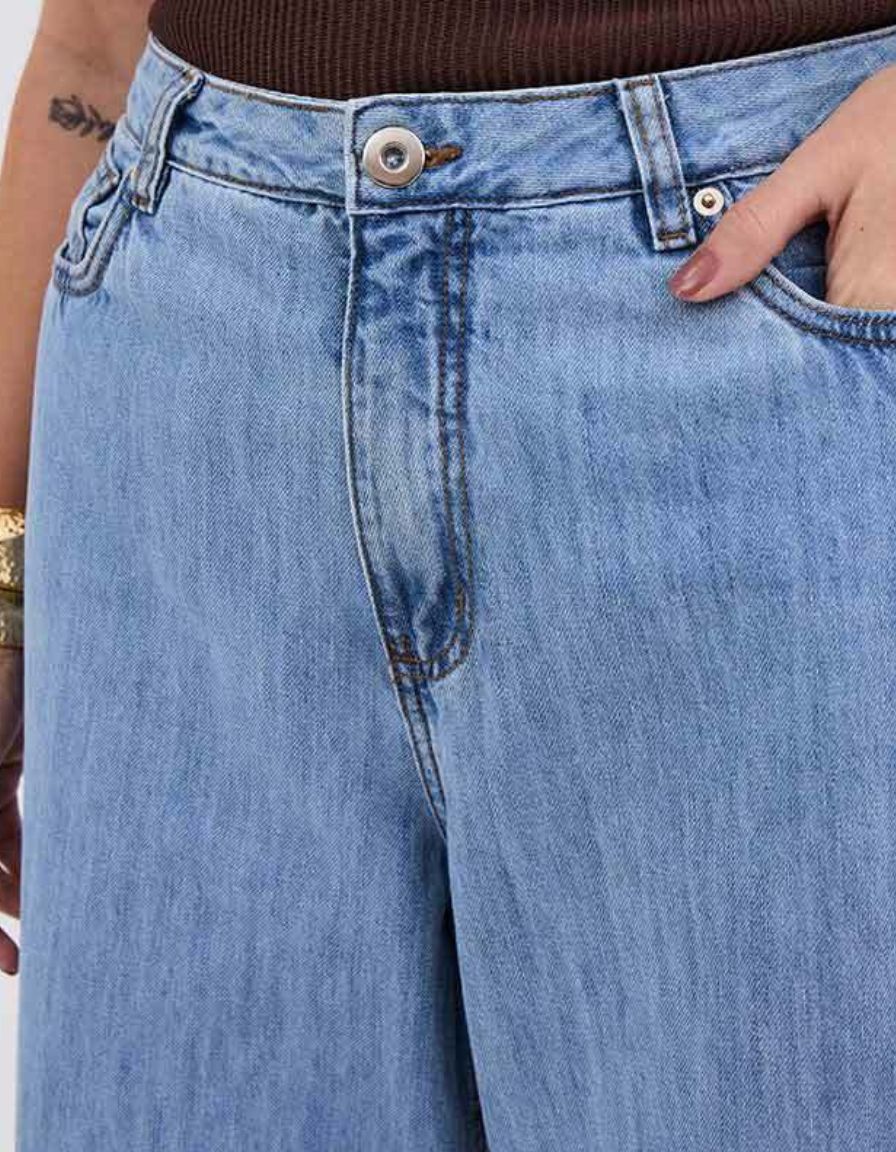 Calça Reta Jeans Ayla