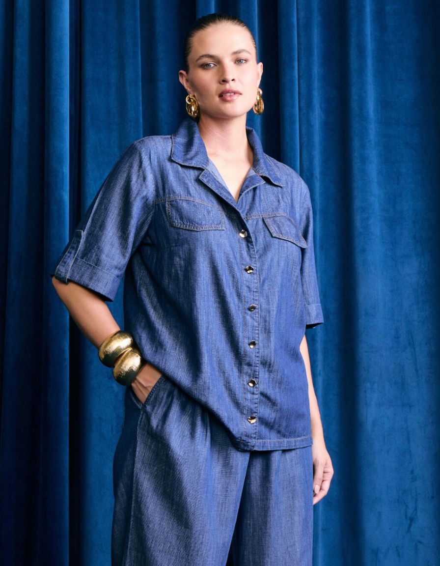 Camisa Jeans Skyline