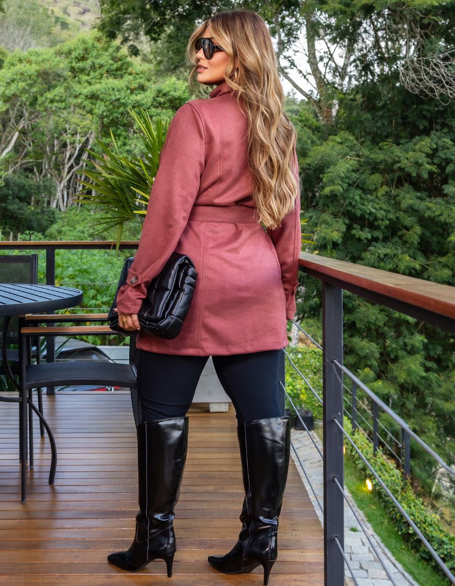 Trench Coat Suede
