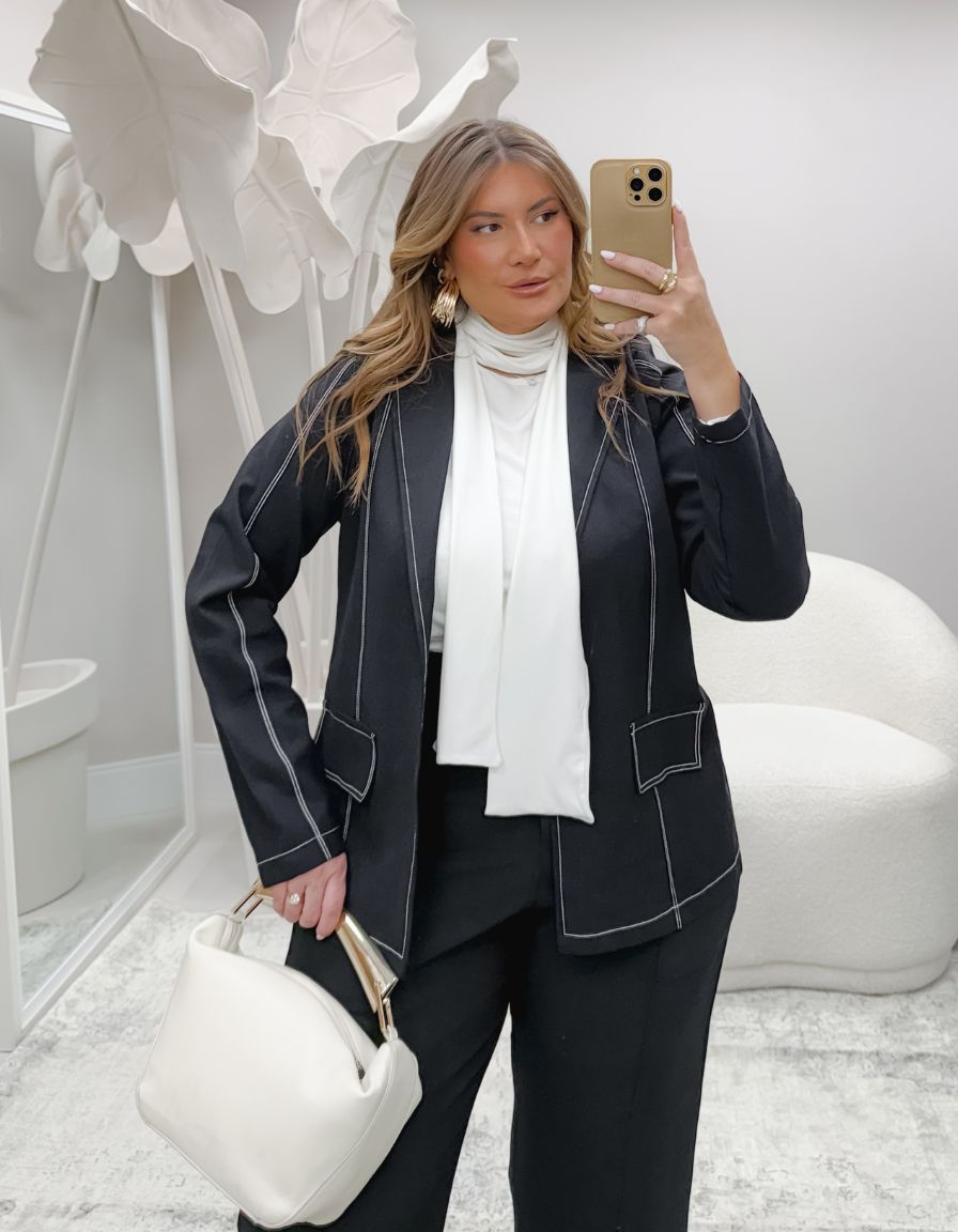 Blazer Alfaiataria Pesponto