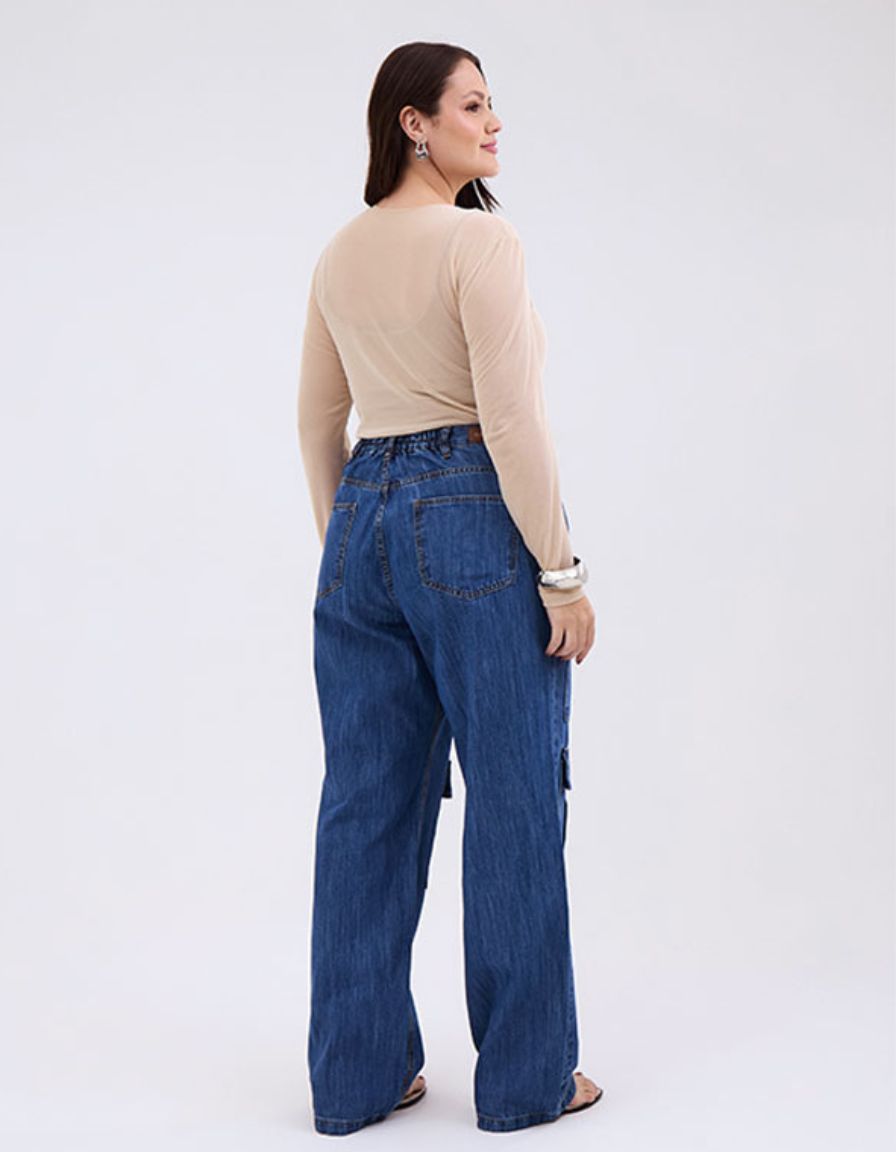 Calça Cargo Jeans Boss