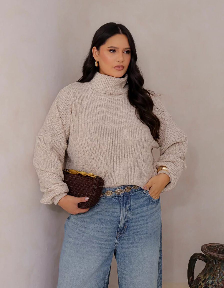 Blusa Gola Tricot
