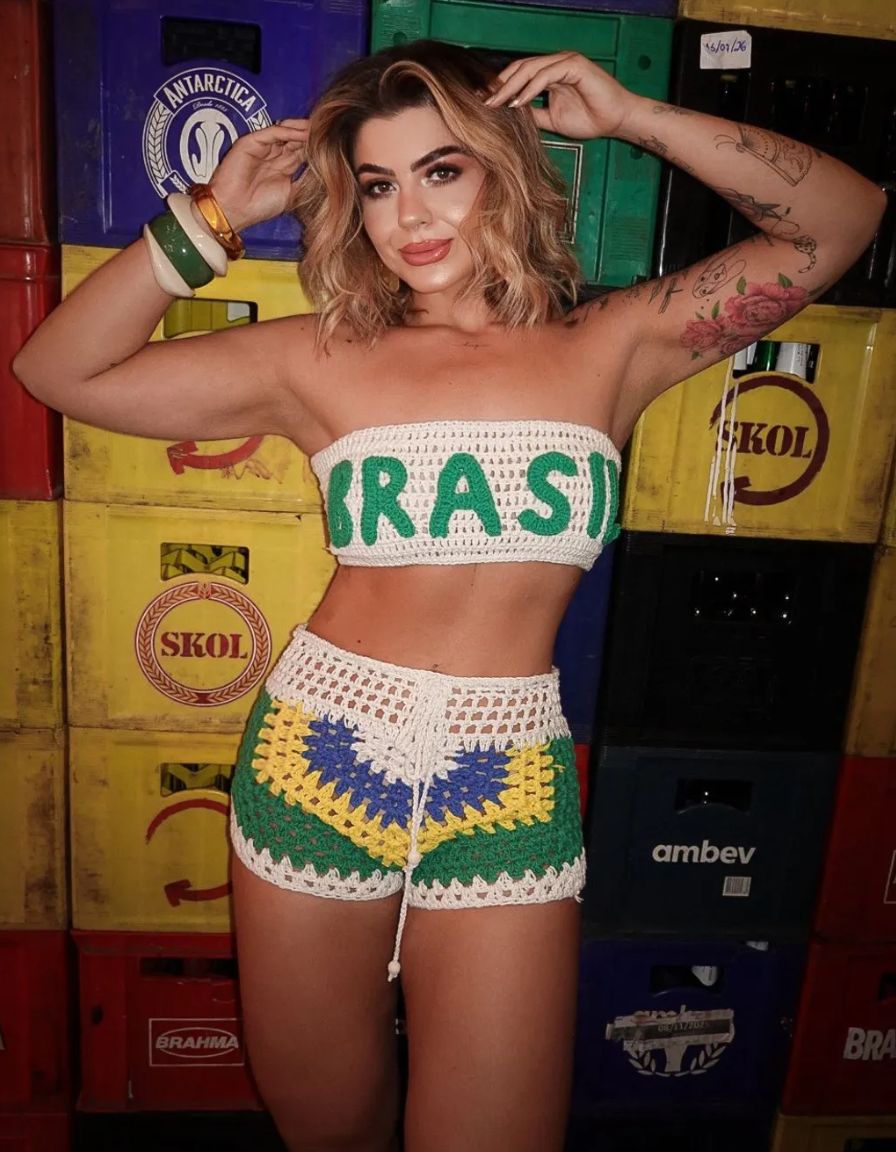 Shorts Crochê BR