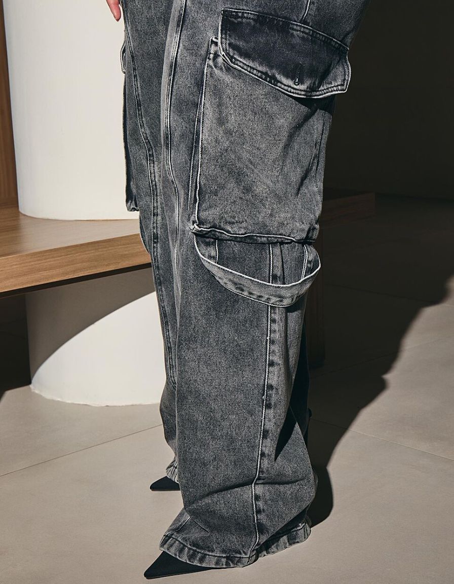 Calça Cargo Black Jeans