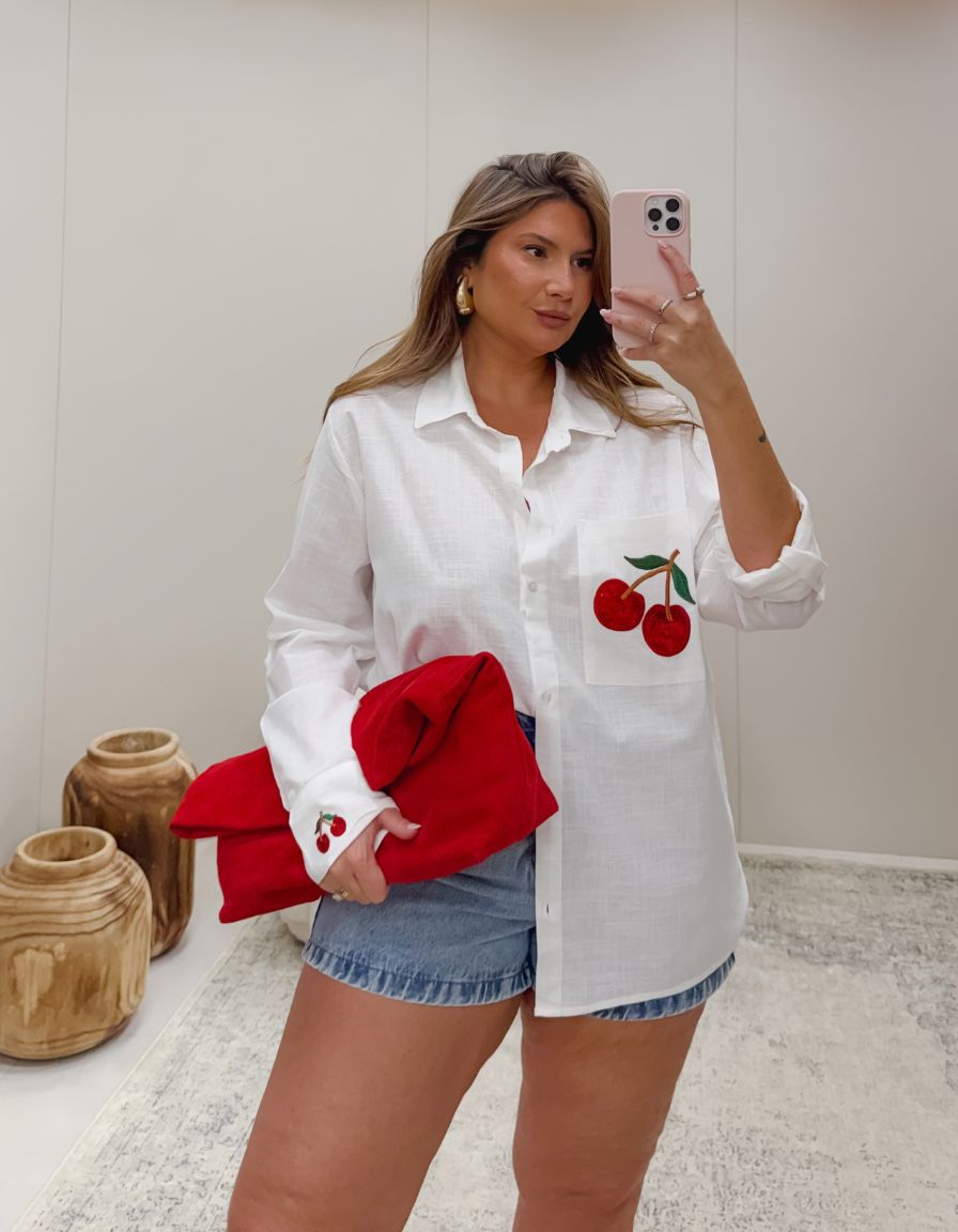 Shorts Jeans Cherry