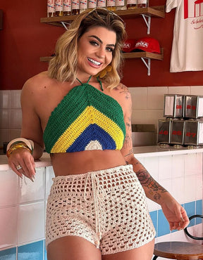 Shorts Crochê