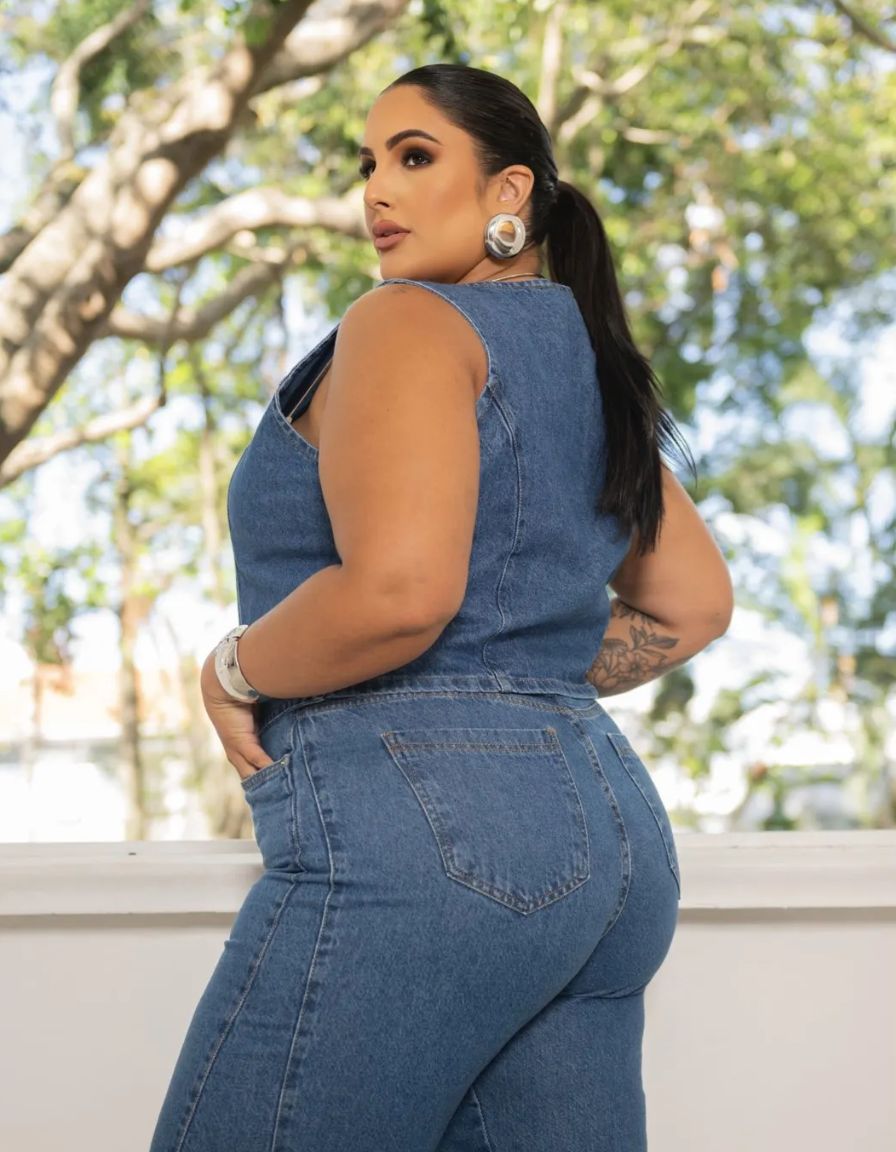Colete Jeans V Fusion