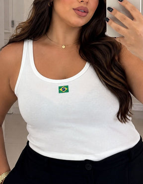 Blusa Regata Brasil
