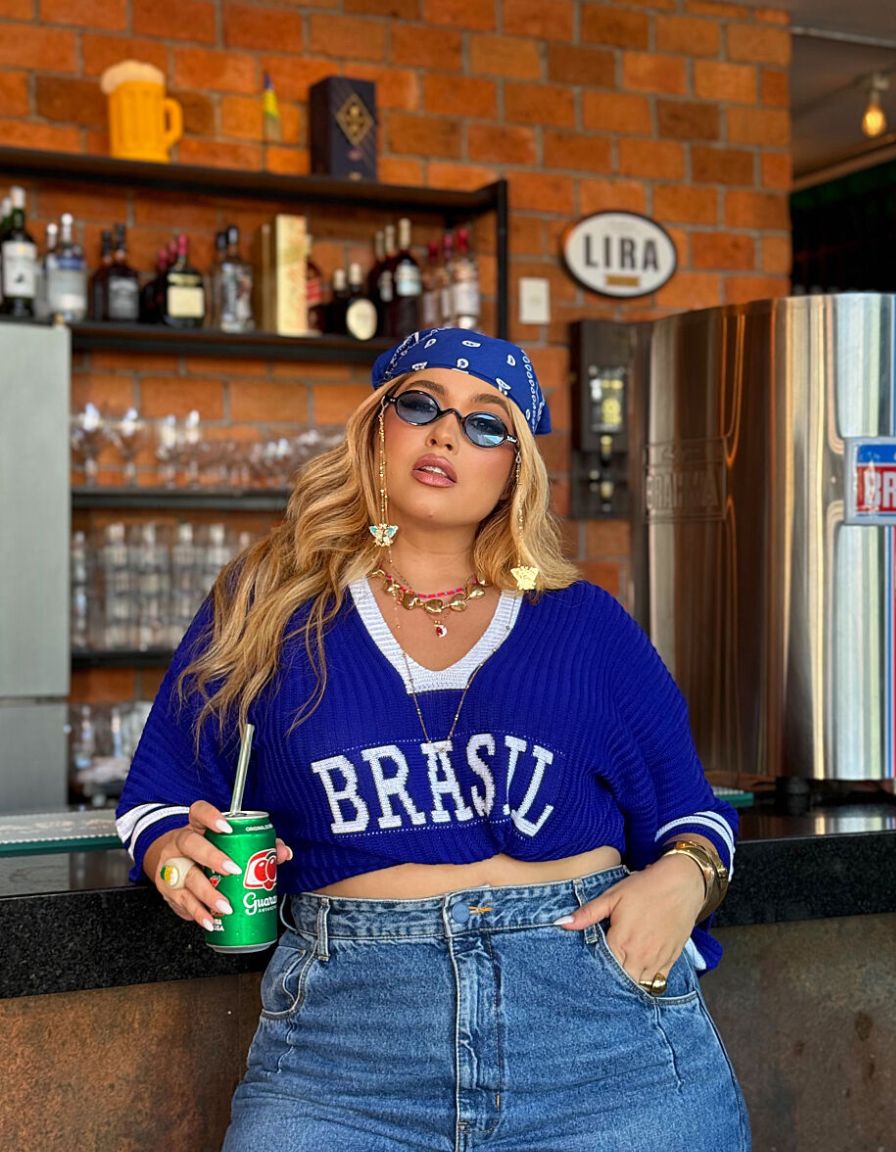 Blusa Tricô Brasil