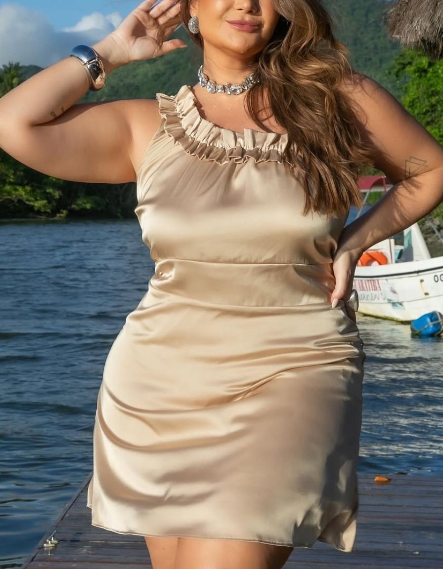 Vestido Cetim