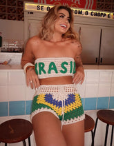 Top Faixa Crochê BR