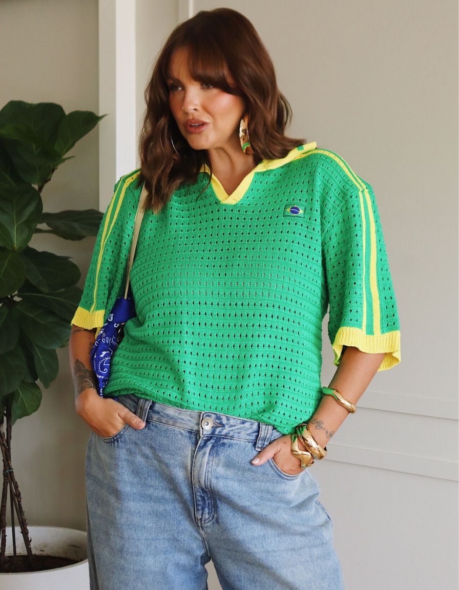 Blusa Polo Brasil