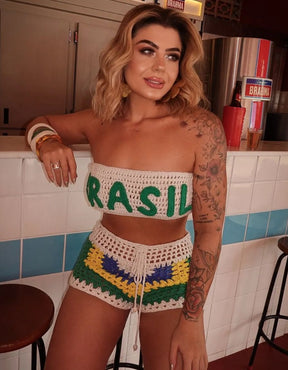Shorts Crochê BR