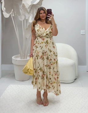 Vestido Midi Estampado